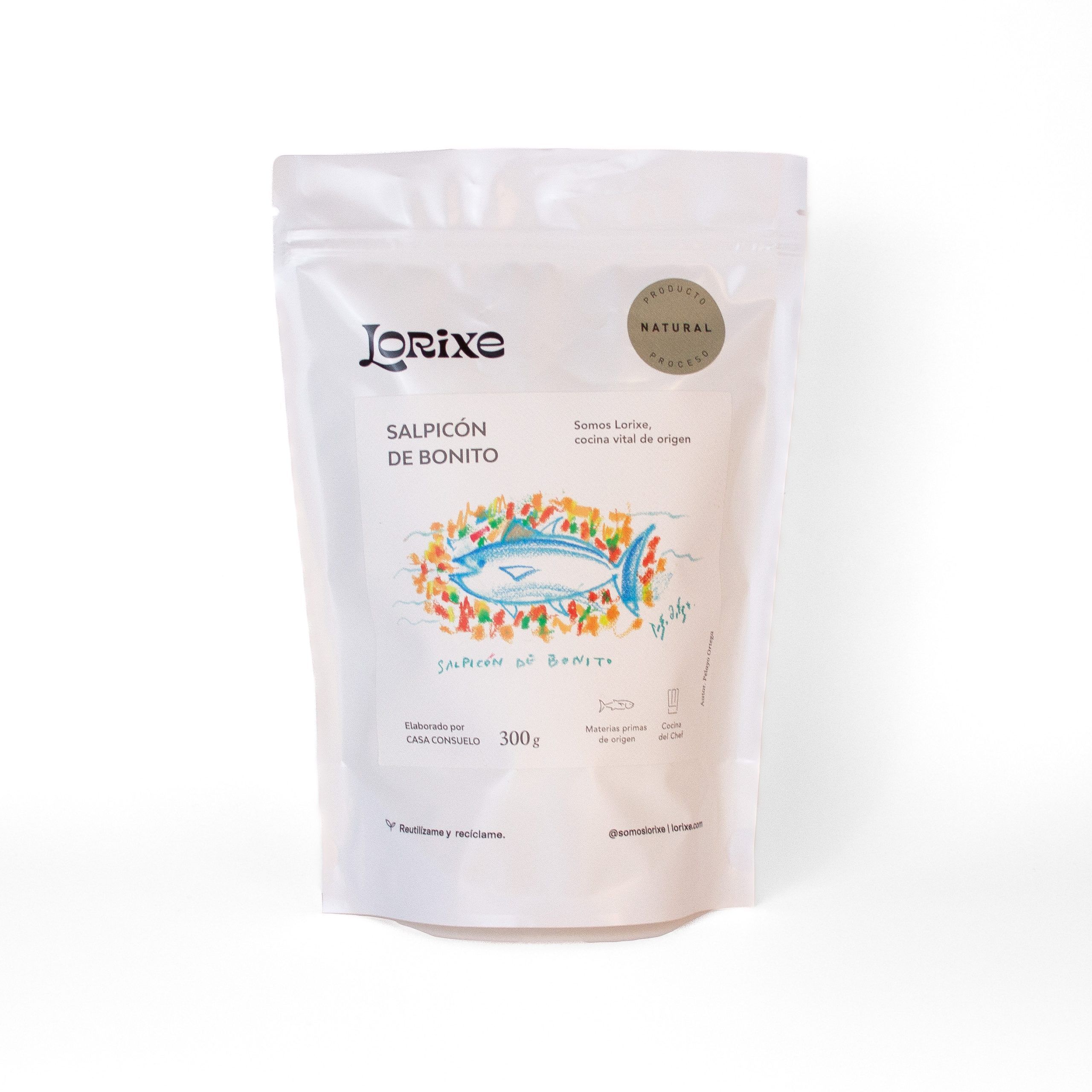 Salpicón de bonito Producto de conservas caseras y premium Lorixe de la gama de salpicón de bonito