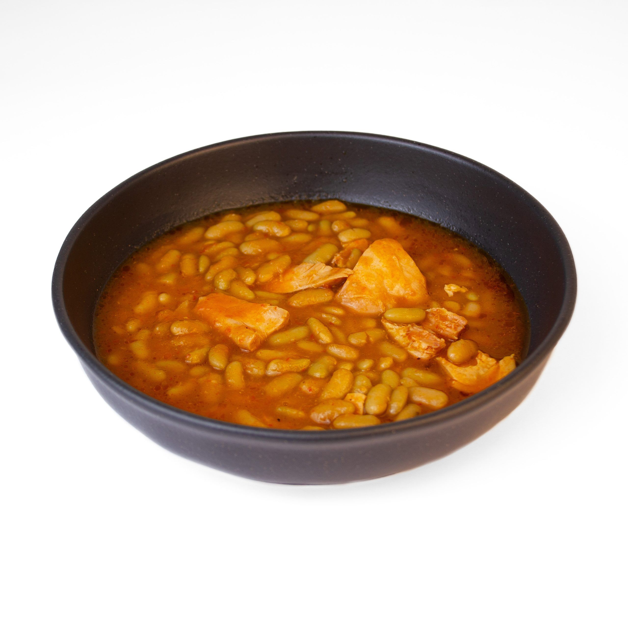 Emplatado de verdinas con pitu Emplatado del producto de conservas caseras y gourmet Lorixe de la gama de verdinas con pitu